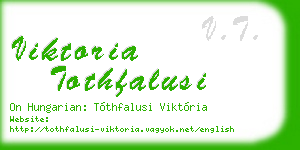 viktoria tothfalusi business card